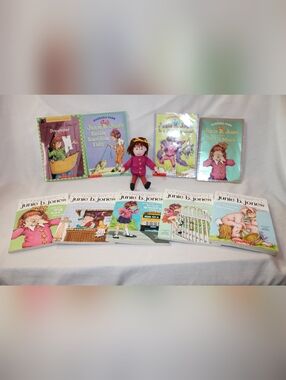 Junie B. Jones 9 Book Bundle With Junie B. Jones Doll